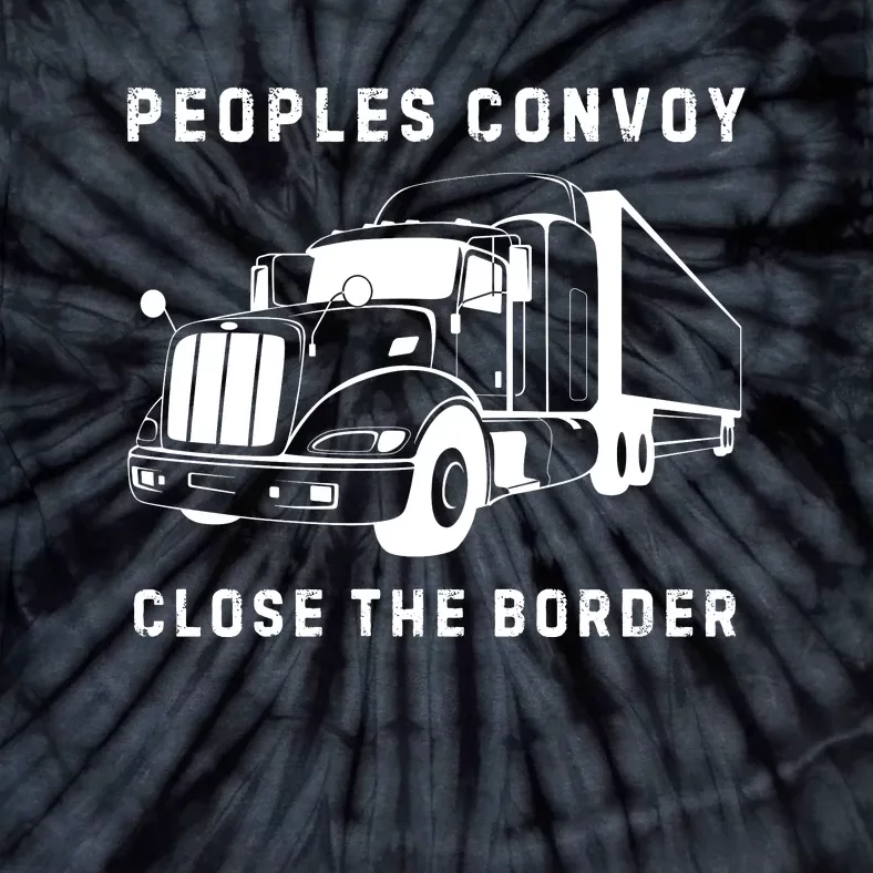 Texas Border Crisis Peoples Convoy Tie-Dye T-Shirt