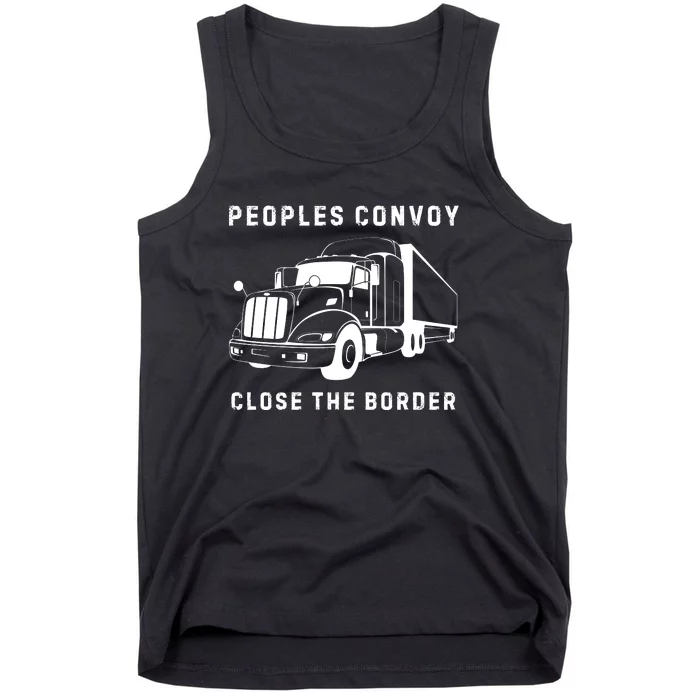 Texas Border Crisis Peoples Convoy Tank Top