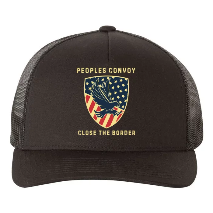 Texas Border Crisis Peoples Convoy Yupoong Adult 5-Panel Trucker Hat