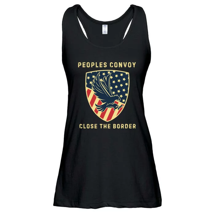 Texas Border Crisis Peoples Convoy Ladies Essential Flowy Tank