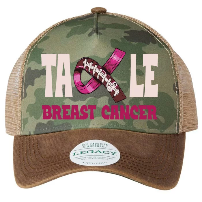 Tackle Breast Cancer Awareness Football Legacy Tie Dye Trucker Hat