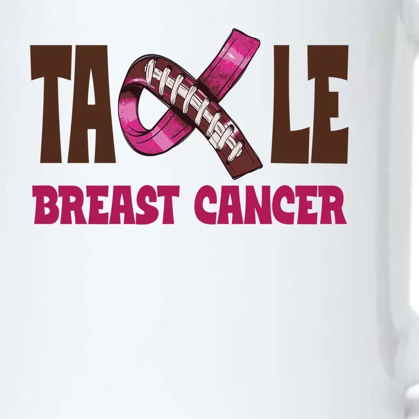 Tackle Breast Cancer Awareness Football Black Color Changing Mug