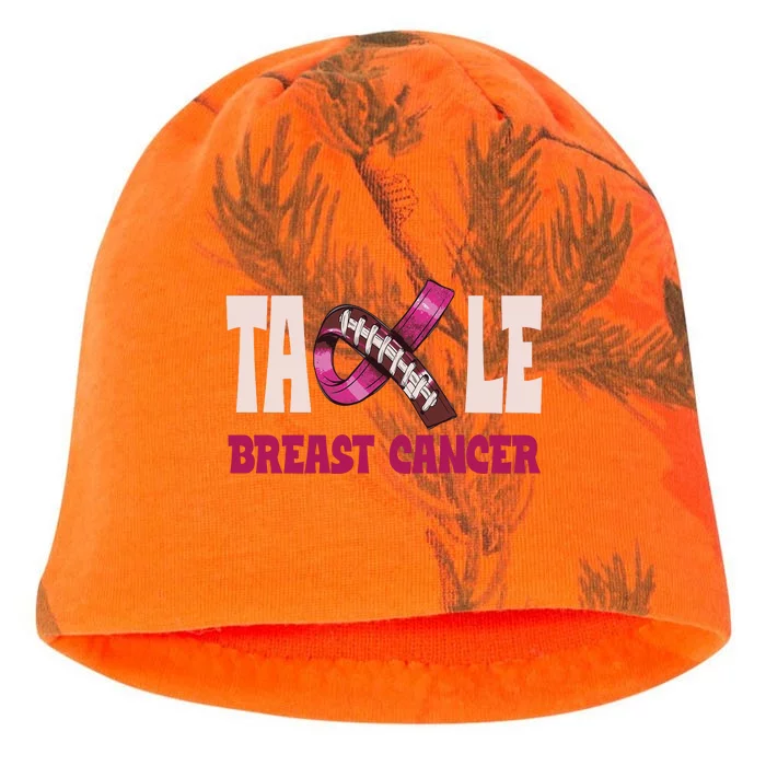 Tackle Breast Cancer Awareness Football Kati - Camo Knit Beanie