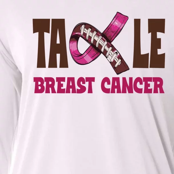 Tackle Breast Cancer Awareness Football Cooling Performance Long Sleeve Crew