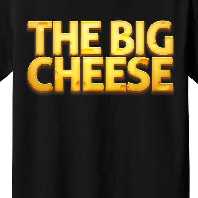 The Big Cheese Funny Birthday For Vegan Fiend Kids T-Shirt