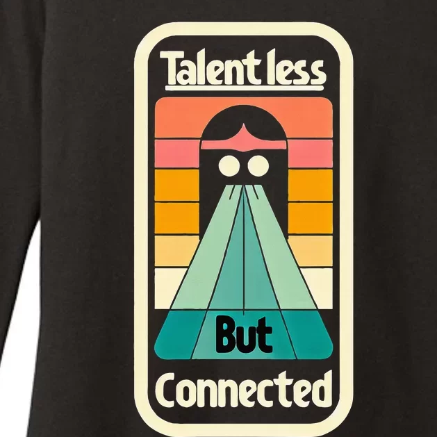 Talentless But Connected Womens CVC Long Sleeve Shirt