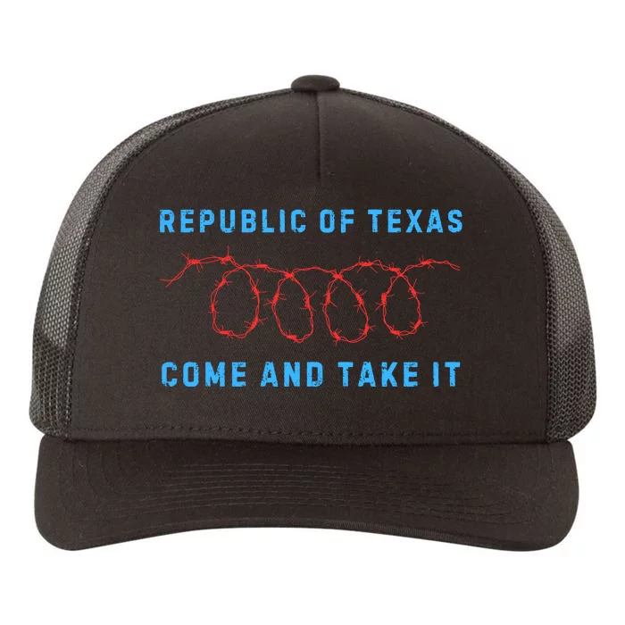 Texas Border Crisis Peoples Convoy Yupoong Adult 5-Panel Trucker Hat