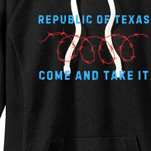 Texas Border Crisis Peoples Convoy Women's Fleece Hoodie