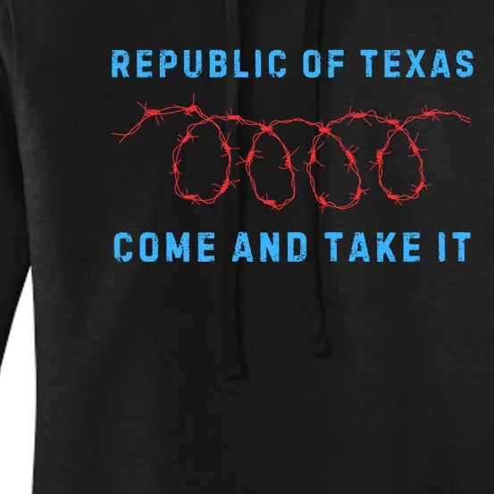 Texas Border Crisis Peoples Convoy Women's Pullover Hoodie