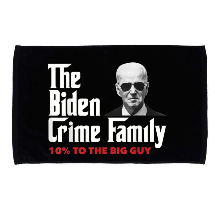 The Biden Crime Family Vintage Retro 2024 Republican Microfiber Hand Towel