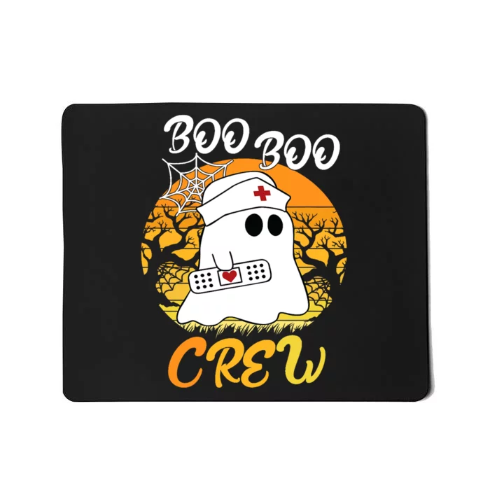 The Boo Crew Halloween Ghost The Boo Crew Nurse Mousepad