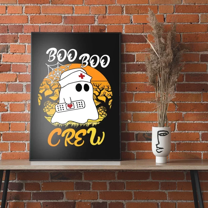 The Boo Crew Halloween Ghost The Boo Crew Nurse Poster