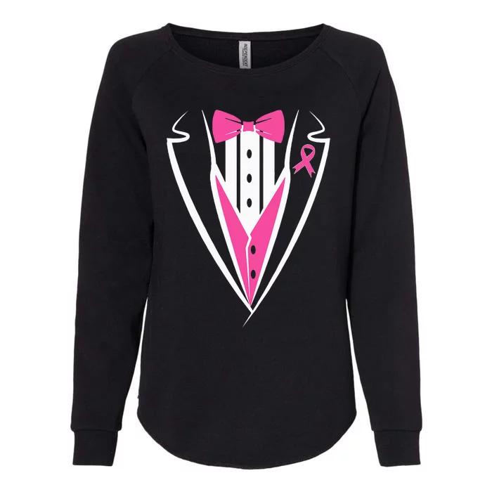 Tuxedo Breast Cancer Awareness Month Womens California Wash Sweatshirt