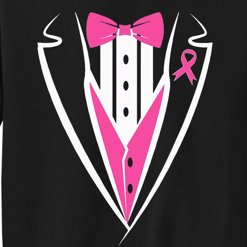 Tuxedo Breast Cancer Awareness Month Tall Sweatshirt