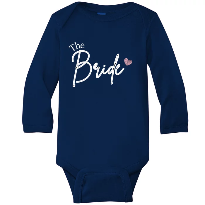 The Bride Cute Wedding Gift Baby Long Sleeve Bodysuit