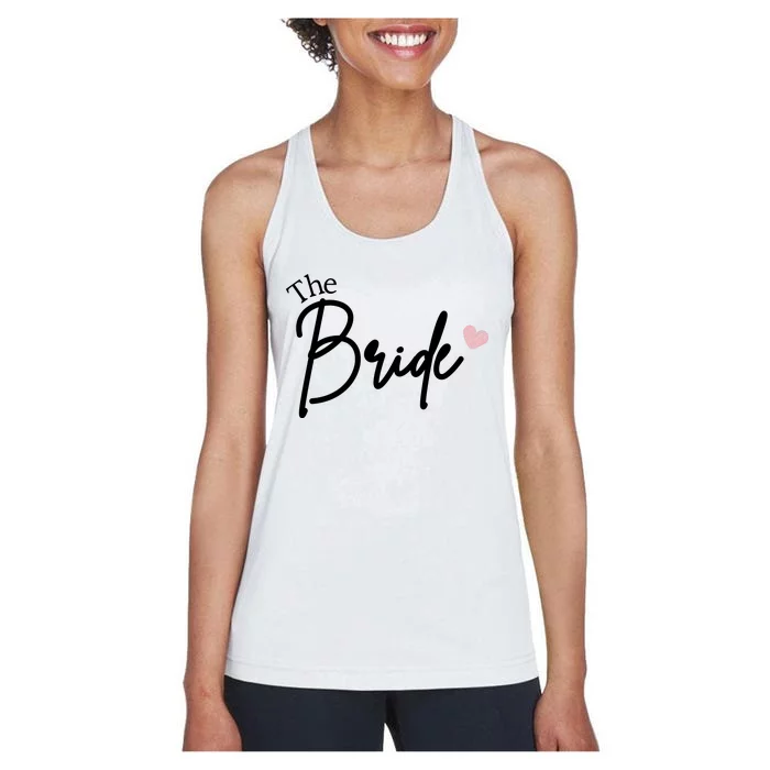 The Bride Cute Wedding Gift Women's Racerback Tank