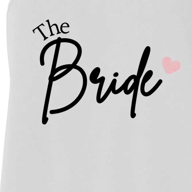 The Bride Cute Wedding Gift Women's Racerback Tank