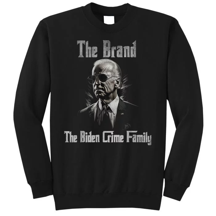 The Biden Crime Family Vintage Retro 2024 Republican Tall Sweatshirt