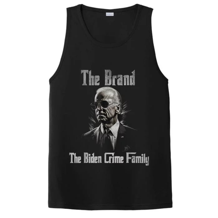 The Biden Crime Family Vintage Retro 2024 Republican Performance Tank