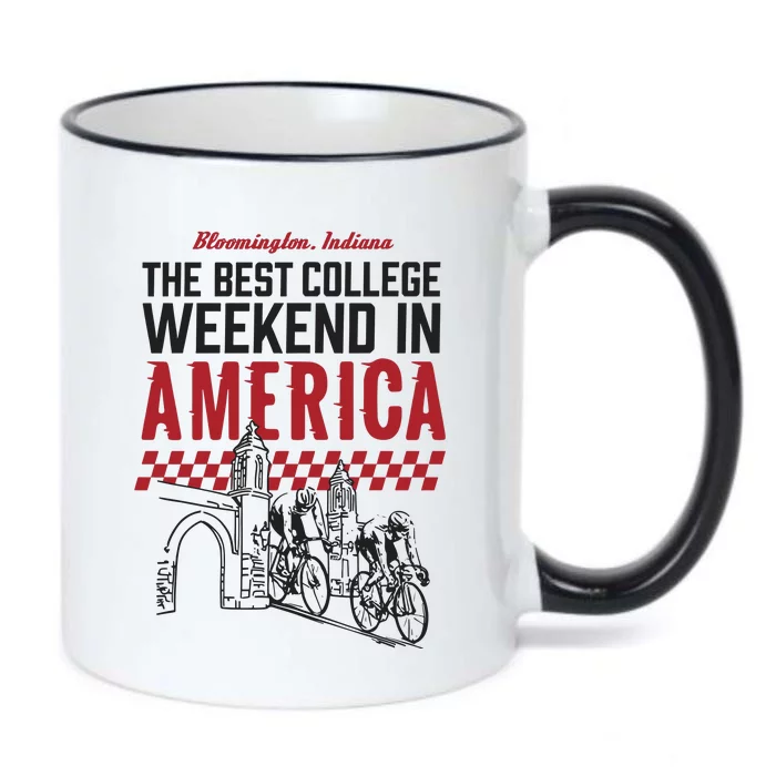 The Best College Weekend In America Bloomington Racing Club Black Color Changing Mug