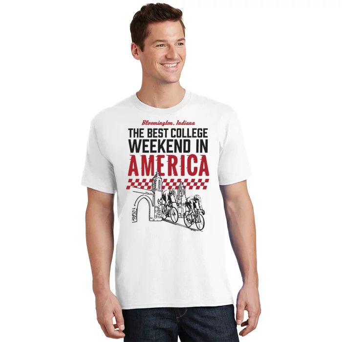 The Best College Weekend In America Bloomington Racing Club T-Shirt