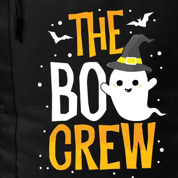 The Boo Crew Halloween Ghost Trick Treat Outfit Squad Team Daily Commute Backpack