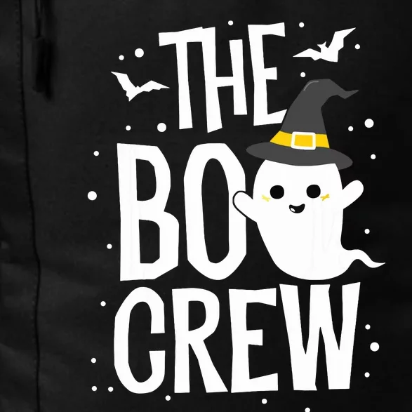 The Boo Crew Halloween Ghost Trick Treat Outfit Squad Team Daily Commute Backpack