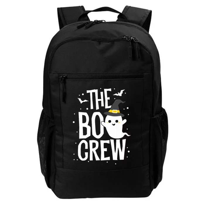 The Boo Crew Halloween Ghost Trick Treat Outfit Squad Team Daily Commute Backpack