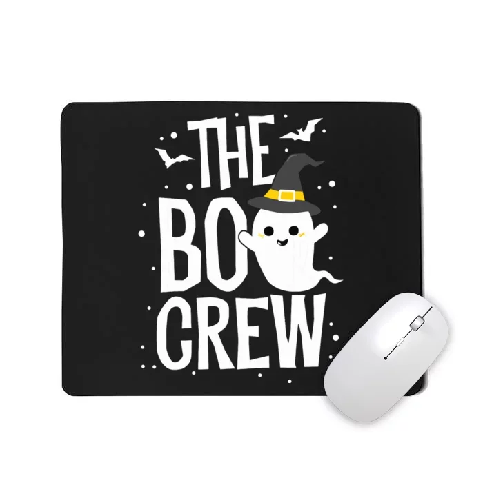 The Boo Crew Halloween Ghost Trick Treat Outfit Squad Team Mousepad