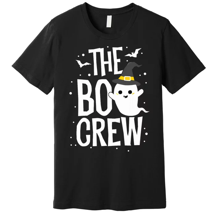 The Boo Crew Halloween Ghost Trick Treat Outfit Squad Team Premium T-Shirt