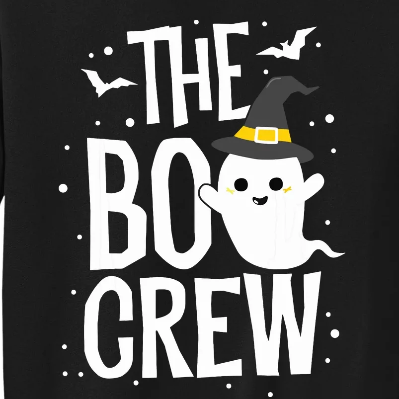 The Boo Crew Halloween Ghost Trick Treat Outfit Squad Team Tall Sweatshirt