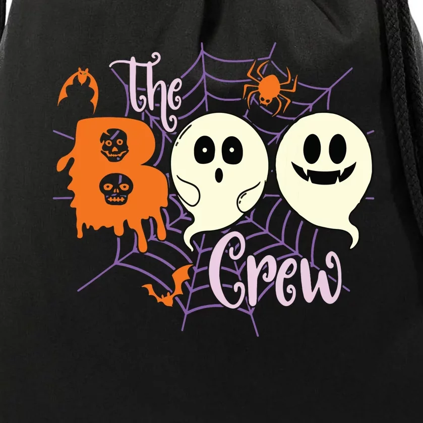 The Boo Crew Team Squad Halloween Family Matching Drawstring Bag