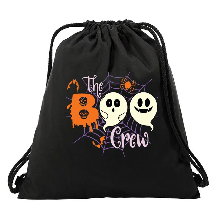 The Boo Crew Team Squad Halloween Family Matching Drawstring Bag