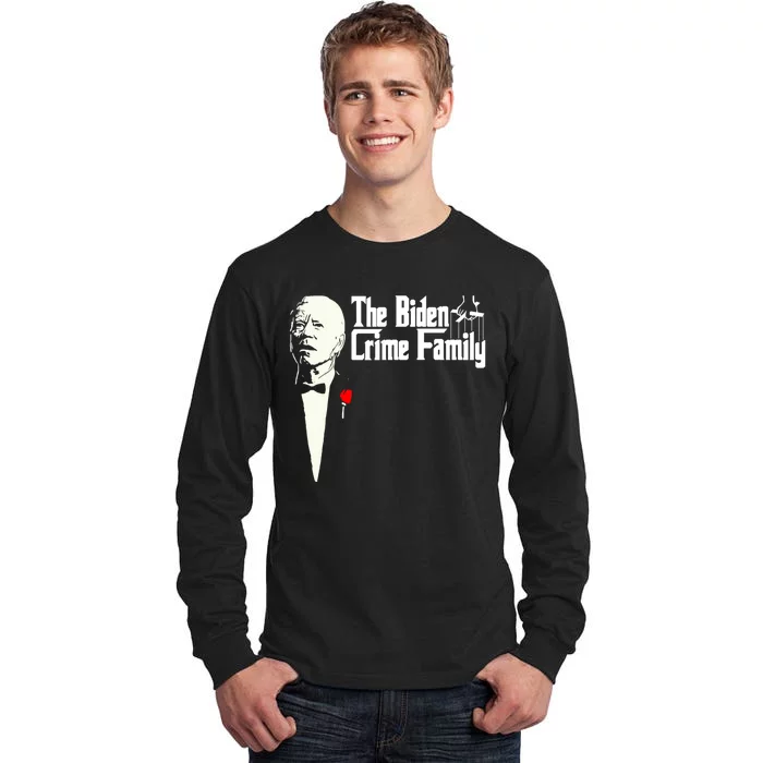 The Biden Chinese Crime Family Puppet Humor Anti Against Tall Long Sleeve T-Shirt