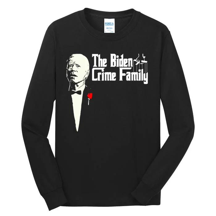 The Biden Chinese Crime Family Puppet Humor Anti Against Tall Long Sleeve T-Shirt