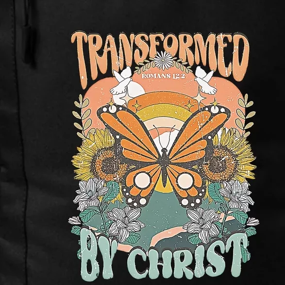 Transformed By Christ Christian Faith Funny Daily Commute Backpack