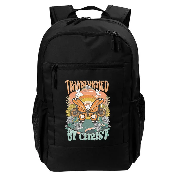 Transformed By Christ Christian Faith Funny Daily Commute Backpack