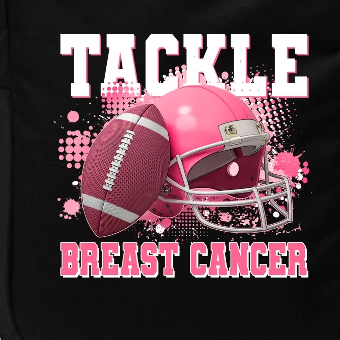 Tackle Breast Cancer Awareness Pink Football Helmet Impact Tech Backpack