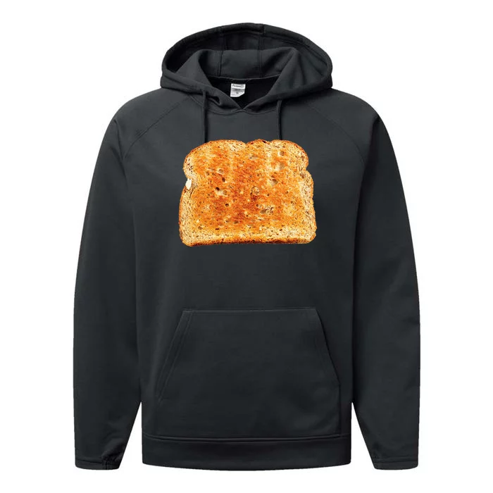 Toast Bread Costume  Funny halloween Performance Fleece Hoodie