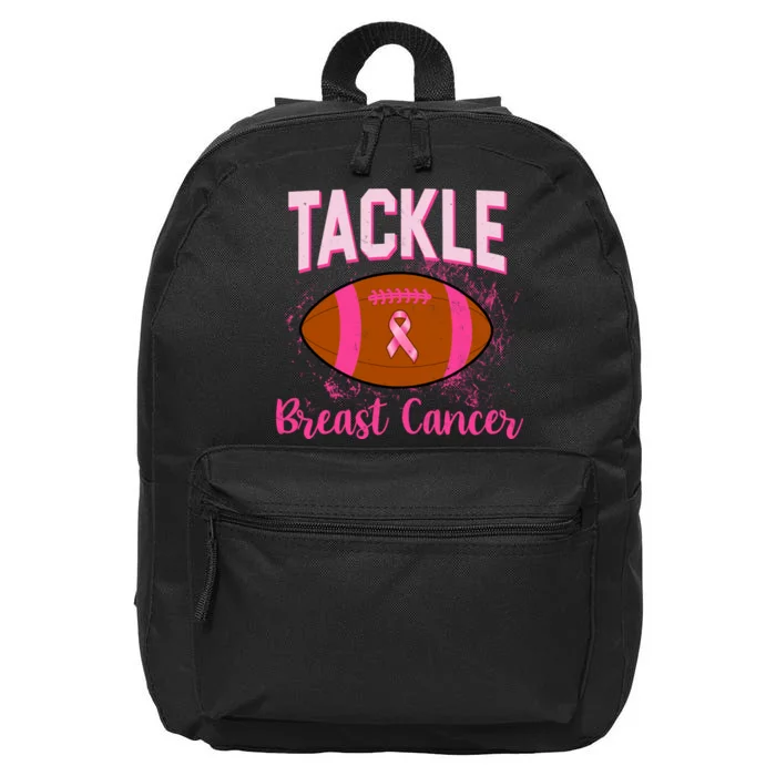 Tackle Breast Cancer Awareness Football 16 in Basic Backpack