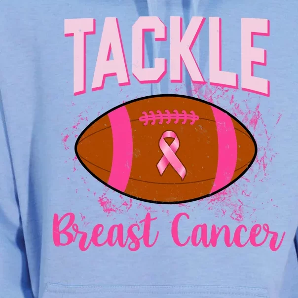 Tackle Breast Cancer Awareness Football Unisex Surf Hoodie