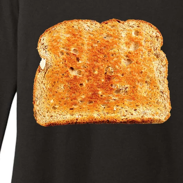 Toast Bread Costume Funny Womens CVC Long Sleeve Shirt