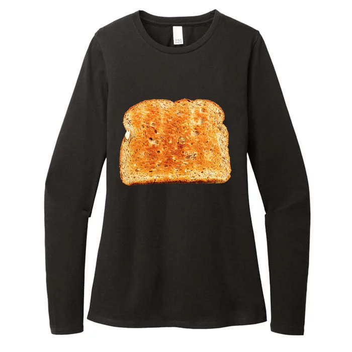 Toast Bread Costume Funny Womens CVC Long Sleeve Shirt