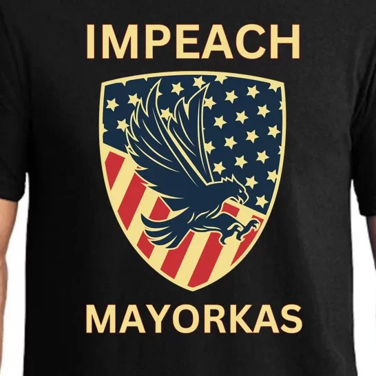 Texas Border Crisis Impeach Mayorkas Pajama Set