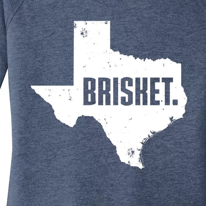 Texas Brisket Cute Grilled Bbq Brisket Gift Women's Perfect Tri Tunic Long Sleeve Shirt