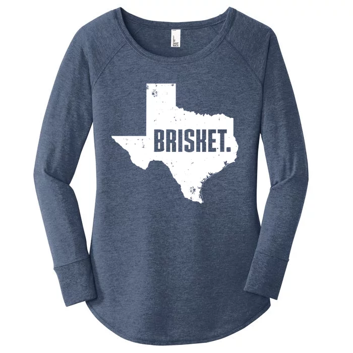 Texas Brisket Cute Grilled Bbq Brisket Gift Women's Perfect Tri Tunic Long Sleeve Shirt