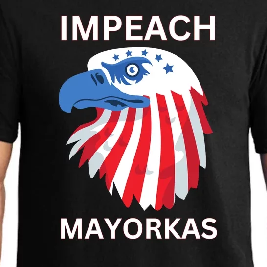 Texas Border Crisis Impeach Mayorkas Pajama Set