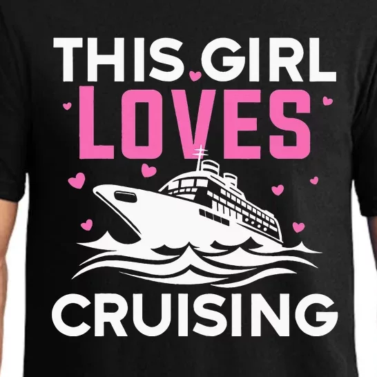 Travel Best Cruising Art Cruise Lover Cruise Pajama Set