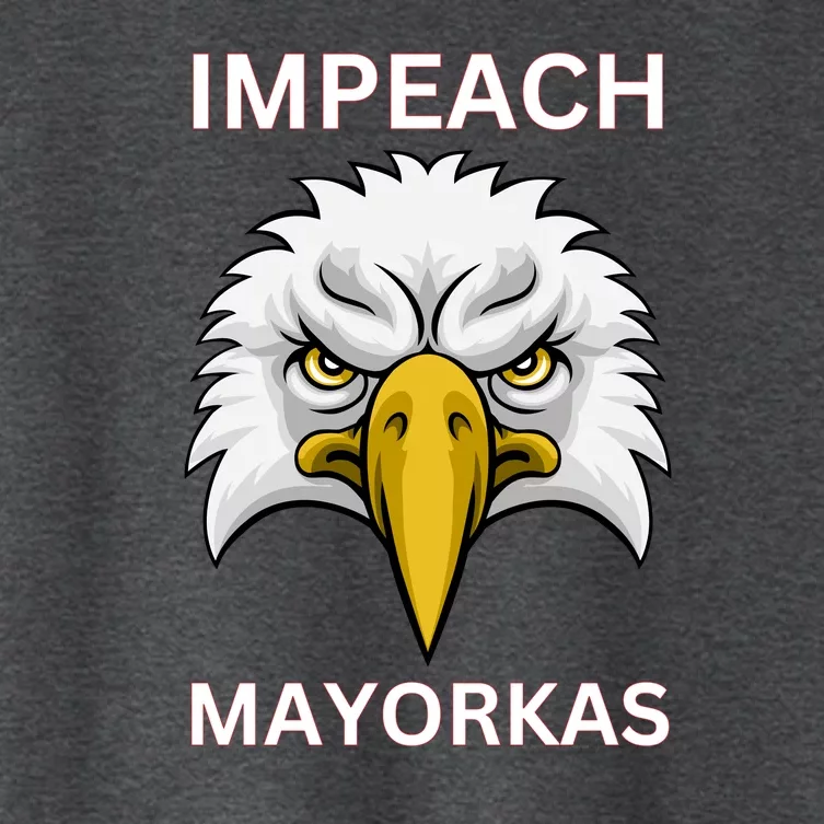 Texas Border Crisis Impeach Mayorkas Women's Crop Top Tee