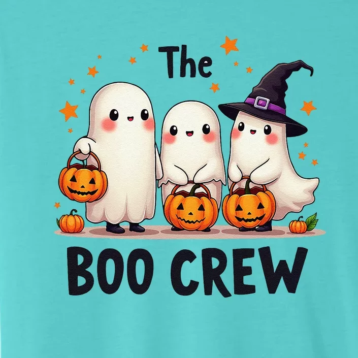 The Boo Crew Funny Family Ghosts Halloween ChromaSoft Performance T-Shirt